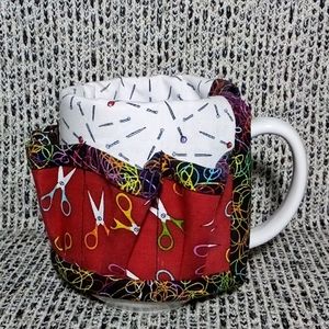 Sewing Coffee Mug Handcrafted Organizer
